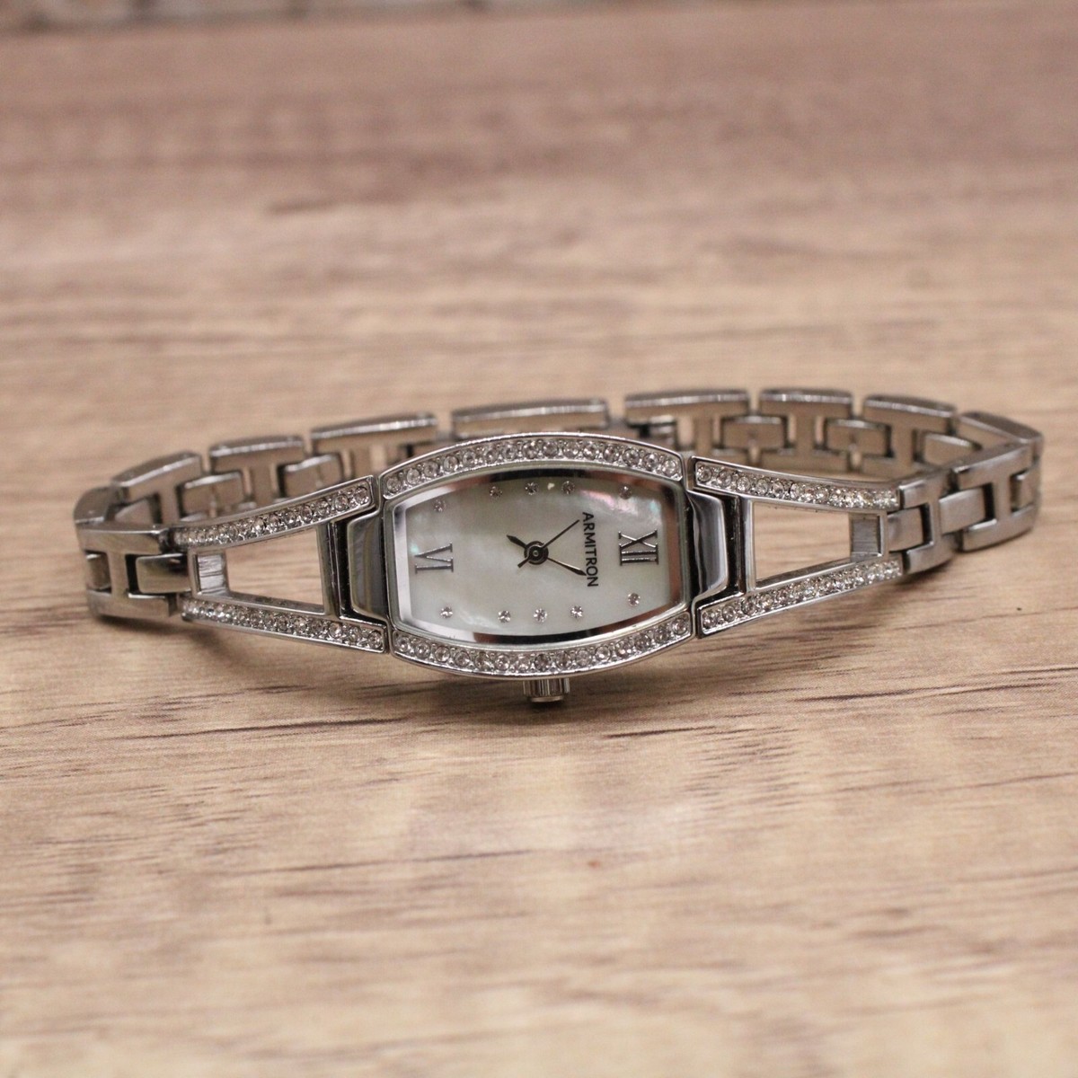 Armitron Watch Womens Silver Tone Stainless Steell Armitron Watch Womens Silver Tone Stainless Steell