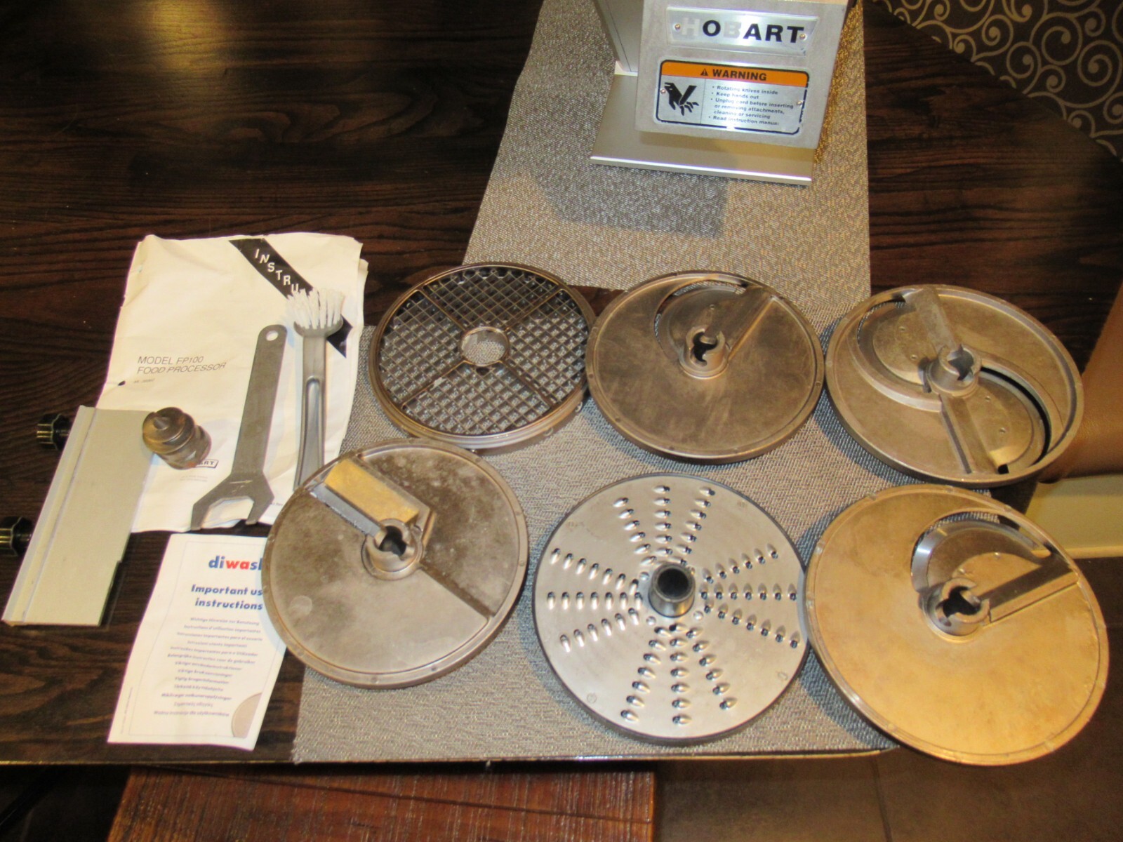 Hobart FP150 ContinuousFeed Food Processor New Open Box 6 Blades