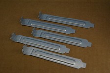 Lot of 5 Computer Case Slot Bracket Blank Rear Filler Cover Plate A0847 