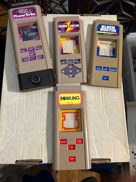 Microvision Electronic Game System in box + games (not working) | eBay