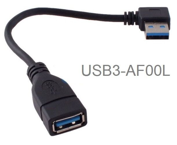 5 popular 8in USB 3.0 A-Male Left-Angle Cable to A-Female Outstanding Extension Short