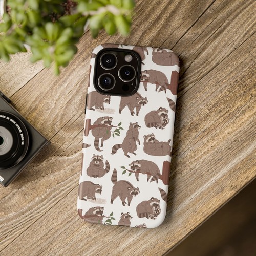 Raccoon Forest Phone Case - Cute Woodland Design, Animal Lover Gift - Dual Layer - Picture 9 of 177