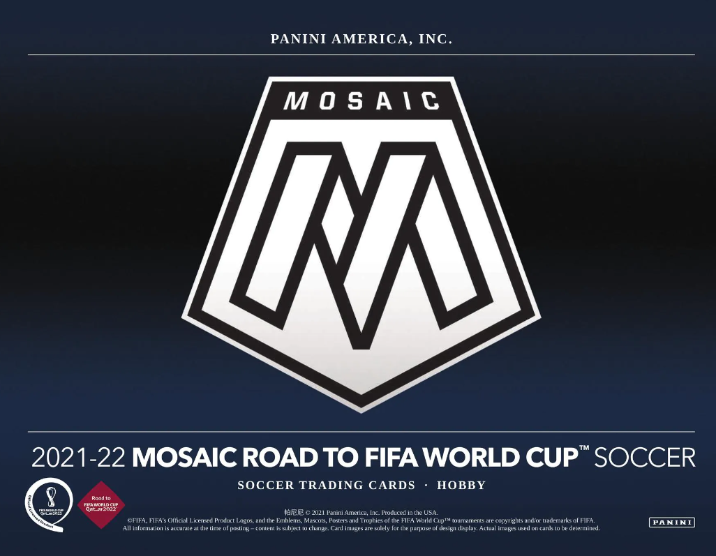 その他 PANINI WORLD CUP MOSAIC 2021-22 Panini Mosaic Road to World Cup FIFA Soccer 12 Box Hobby