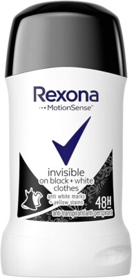 Rexona antiperspirant INVISIBLE for Black/ White clothes STICK -FREE SHIPPING