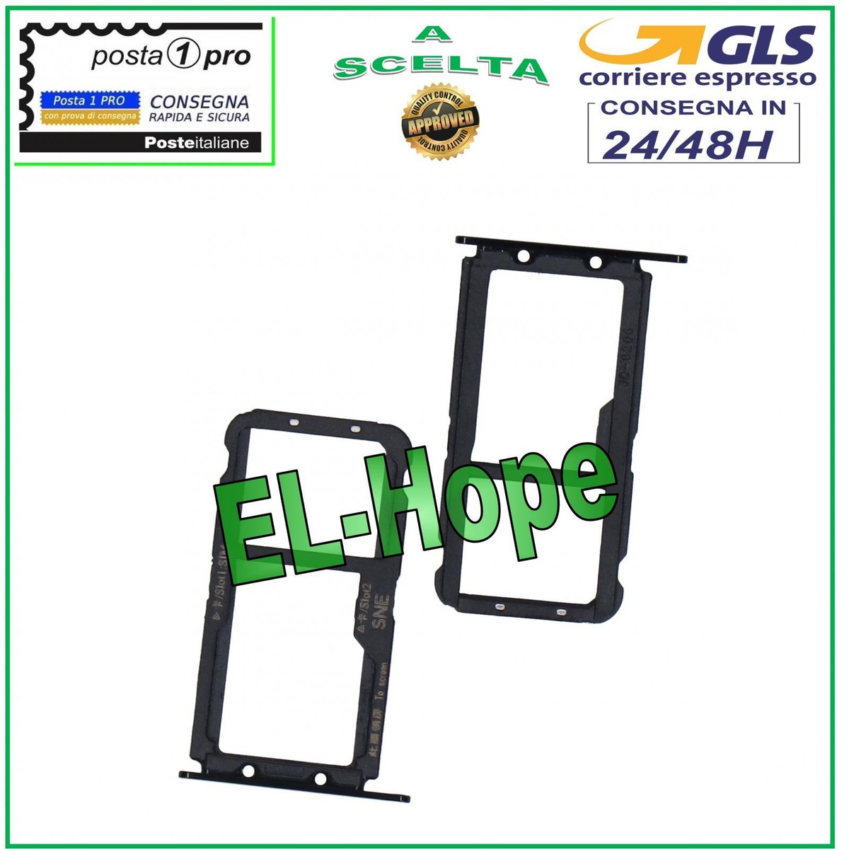 Compatible Pour HUAWEI MATE 20 Lite Support Adaptateur Slot Porte Card Carte SIM TRAY Chariot Plateau Porte Cartes Nano SIM1 + SIM2 Ou Support Mémoire Micro SD (Noir) : Amazon.fr: High-Tech