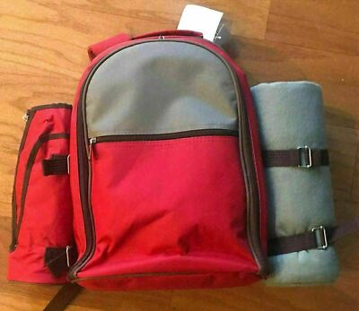 HSN Red Envelope Picnic Cooler Backpack Original $130 BRAND  display picture 3