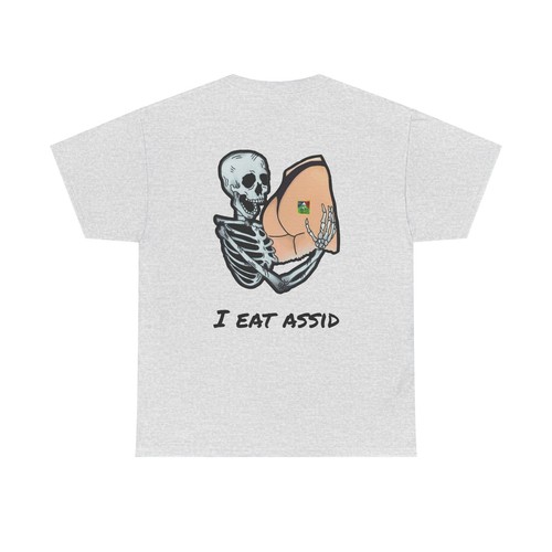 I eat assid T- Shirt ~ barfool ~ Acid Skeleton Trip - Picture 11 of 49