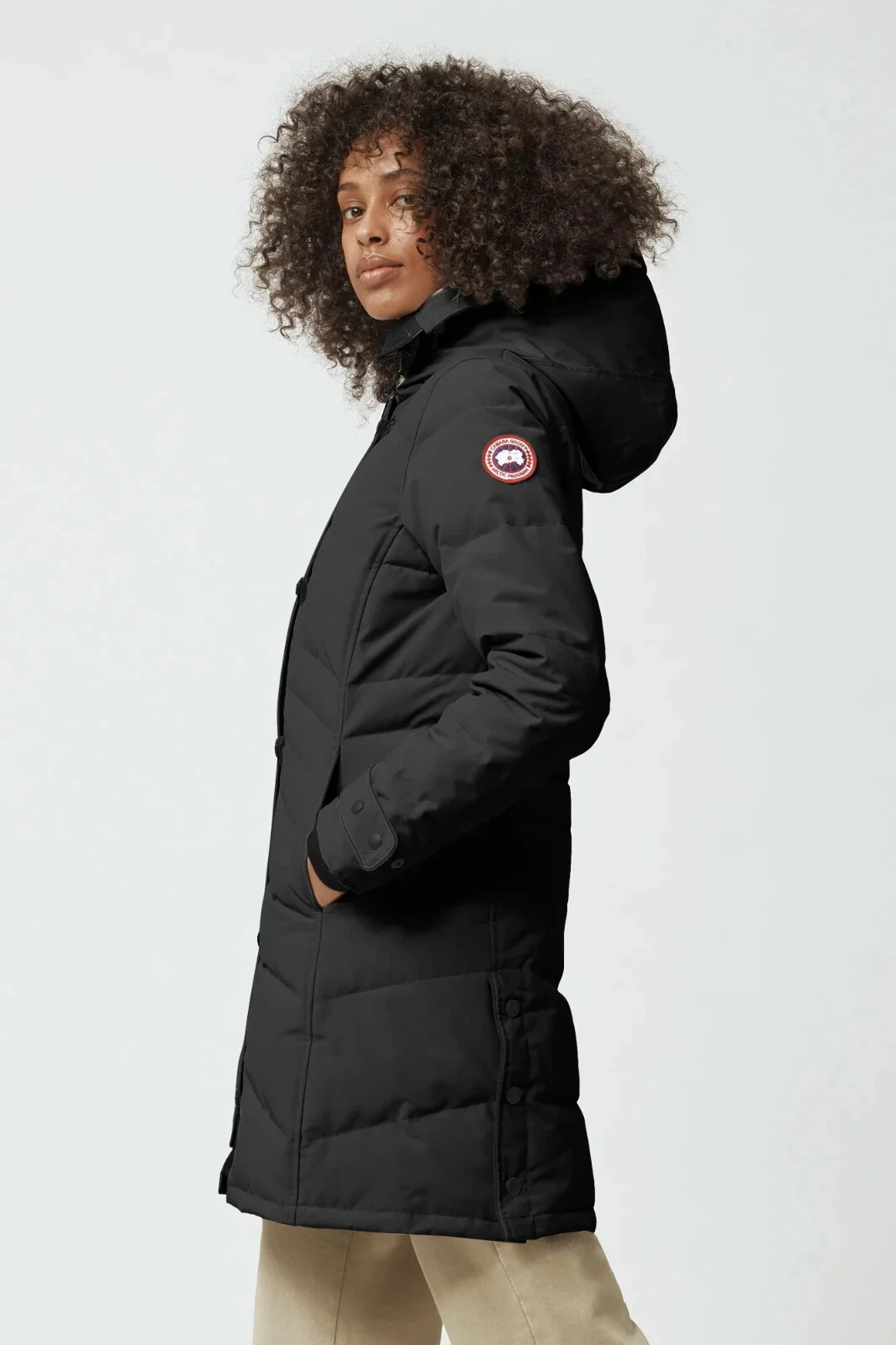NUOVO Canada Goose Parka Donna Lorette 2090L Heritage in Navy Marine XS #DC153