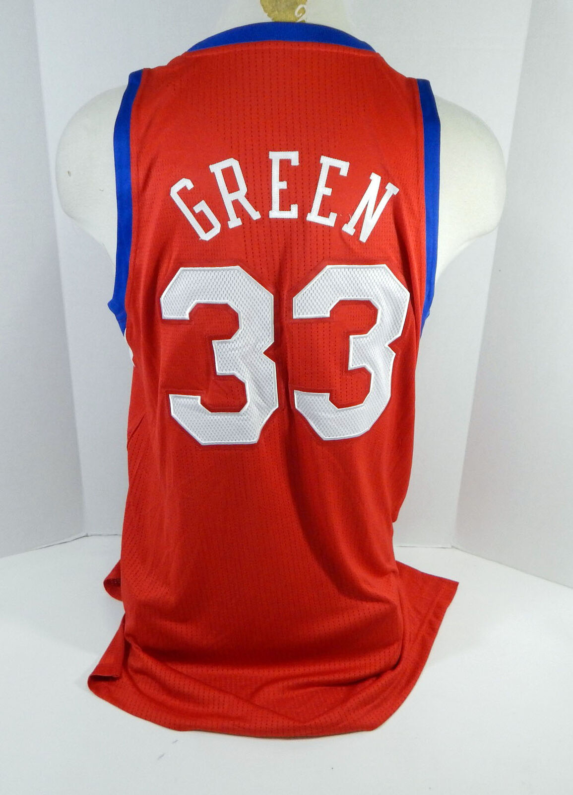 2010-11 Philadelphia 76ers Willie Green Red Brand new Issued Max 46% OFF Jers #33 Game