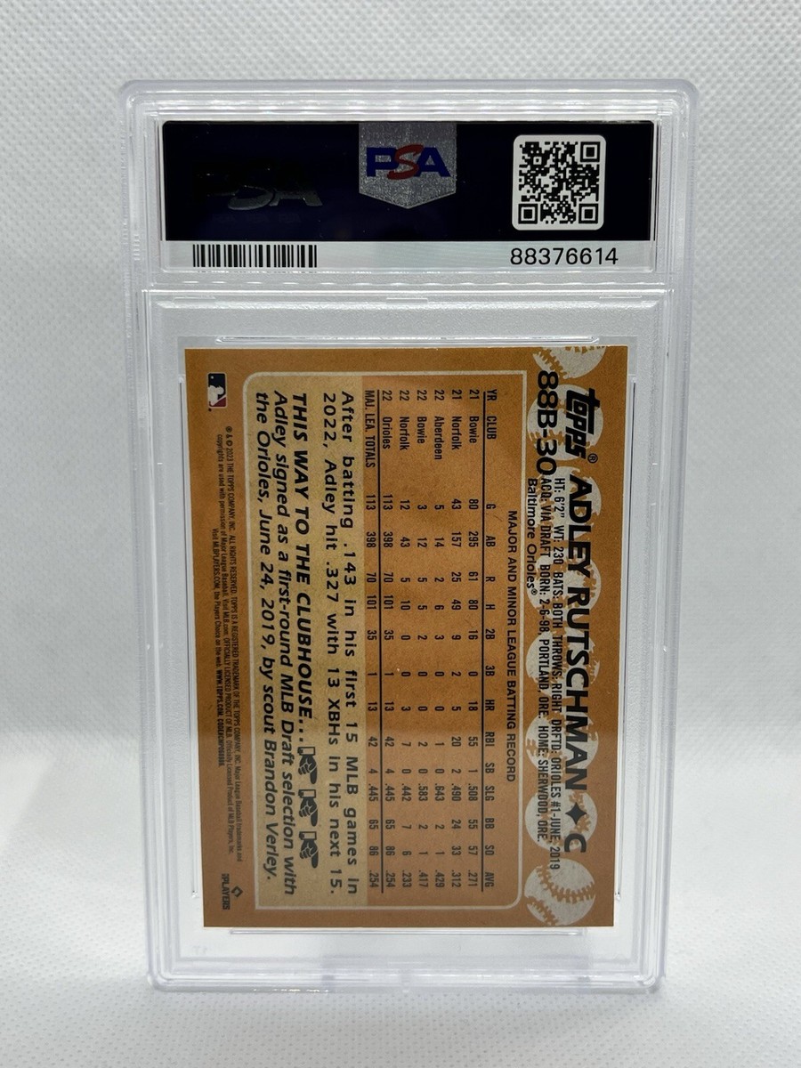 2023 Topps Japan Adley Rutschman 1988 Cherry Tree PSA 10 #88B30 