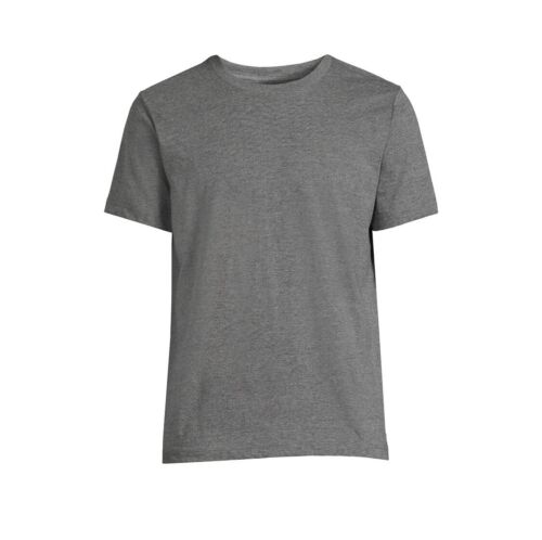 GEORGE Mens T-Shirt 2XL 50-52 Moisture Wicking Gray Crew Neck Short Sleeve New