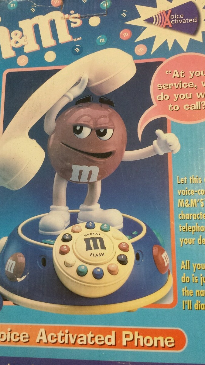 M&M Old School Landline Voice Activated Phone Collectable | eBay