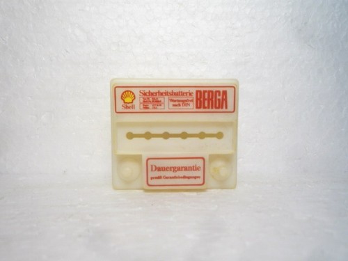 SPECIAL VINTAGE CAR BATTERY BERGA SHELL PENCIL SHARPENER 1970s - 第 1/12 張圖片