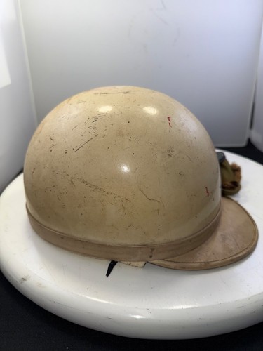 Vintage DANFA Motorcycle Helmet / with Goggles unknown age or size - Picture 3 of 15