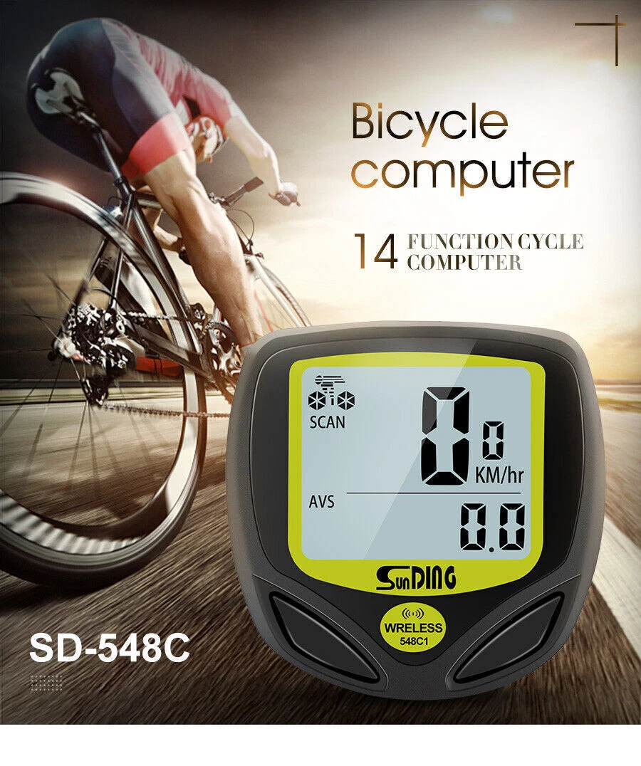 Vélo compteur vitesse étanche sans fil vtt compteur vélo ordinateur  compteur RD