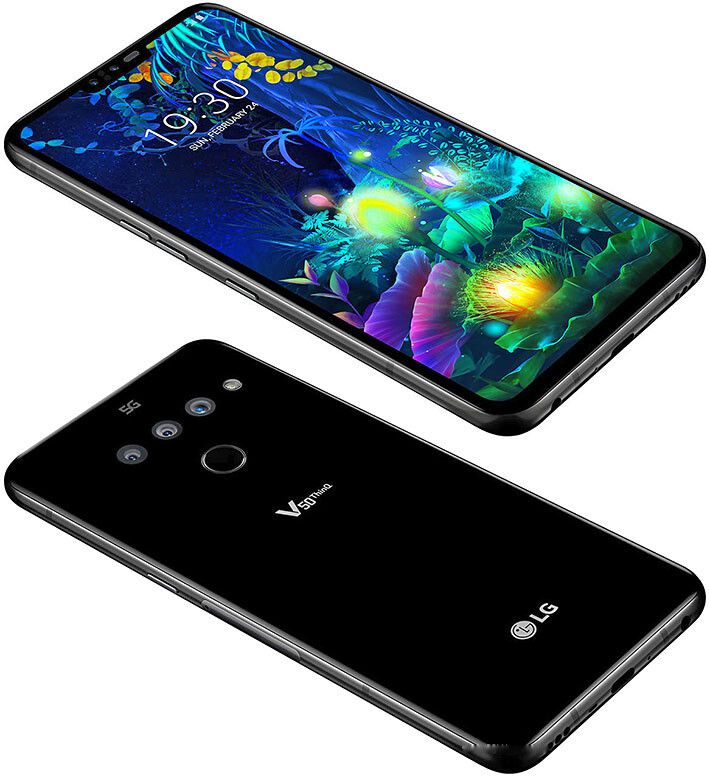 【超美品】LG V50 ThinQ 5G SIMフリー版 DualScreen LG V50 ThinQ 5G LM-V500N (Korea) LM-V450PM (Sprint) 6GB+128GB