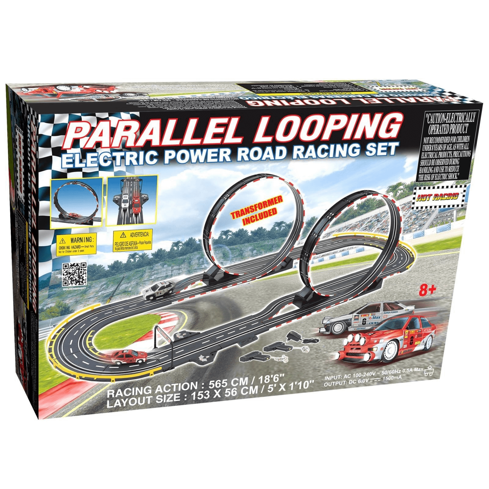 golden bright electric race track