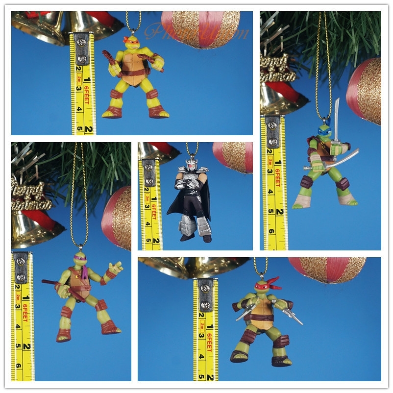 Decoration Xmas Tree Ornament Decor Teenage Mutant Ninja Turtles vs Shredde Set5