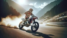 Digital Image Picture Photo Pic Wallpaper AI ART Background Motorcycle supermoto