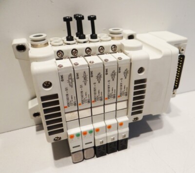 SMC 5-Port + 1x VQC1301N-51 + 3x VQC1101NY-5  + 1x VQC1A01N-51 -used-