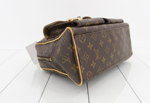 LOUIS VUITTON Monogram Manhattan PM (MSRP $1680) **EBAY LIVE - Foto 5 di 16