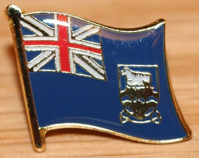 BRITISCHES ÜBERSEEGEBIET Gebiete Land Metall Flagge Anstecknadel Abzeichen