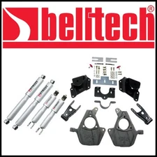 Belltech 2"F 3"R Lowering Kit w/Shocks 2005-07 Silverado Sierra 1500 Ext Cab 2WD