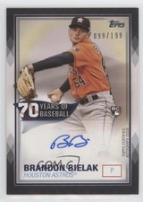 2021 Topps 70 Years of Baseball Series 2 Black 99/199 Brandon Bielak Auto ni4