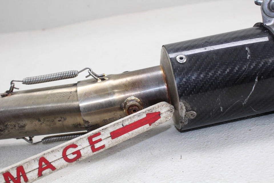 98-00 HONDA SUPER HAWK 1000 VTR1000F DAN MOTO TUBOS DE ESCAPE SILENCIADORES LATA DESLIZABLE Foto 4 de 4