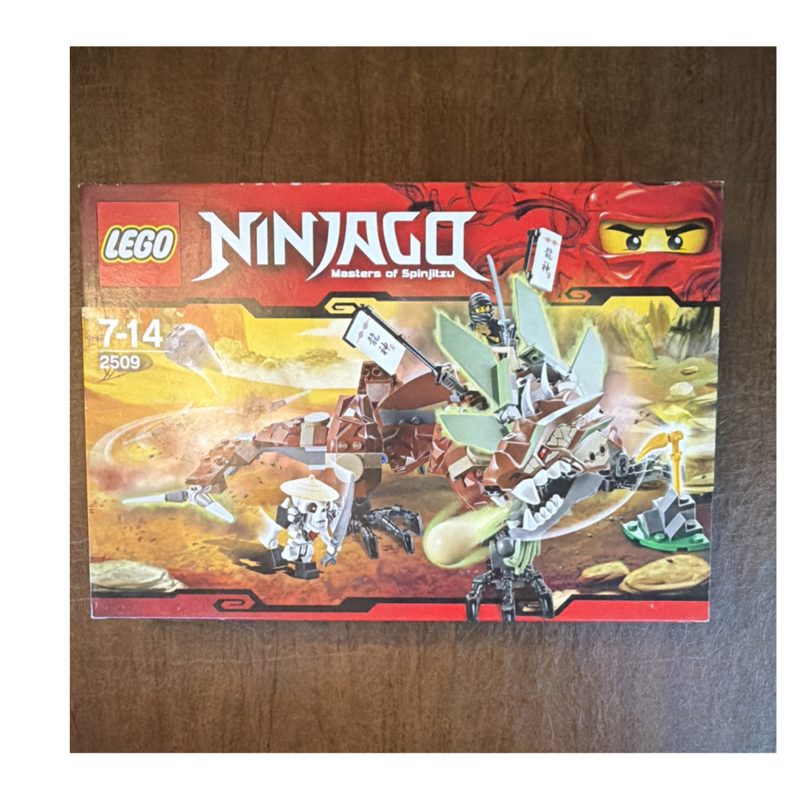LEGO NINJAGO Earth Dragon Defense 2509 Complete Set 227 Pieces Ages 7-14 Box