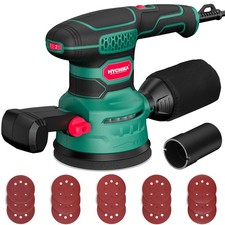 HYCHIKA Random Orbital Sander, 6 Variable Speed 3.8Amp 450W 5-Inch Electric W...