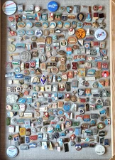 Set of 276 Different topic USSR Soviet russian badges pins