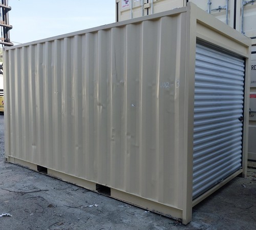 Storage Containers Ga 15’ Used Storage Container w/ Roll-Up Door | Ground Level | Secure ...