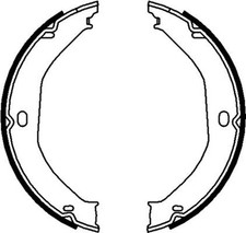 PAGID Bremsbackensatz Feststellbremse H1721N für JEEP CHEROKEE 2 WJ WG CRD 4x4