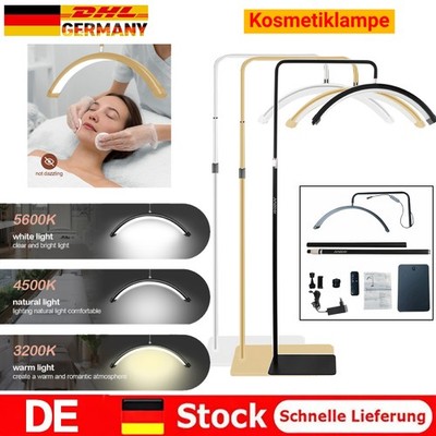 LED Halbmondlampe dimmbar Beauty Light Wimpernverlängerung Höhenverstellbar 36W