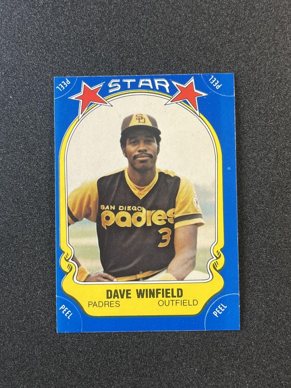 1981 Fleer Star Stickers #25 Dave Winfield Baseball Card JPC