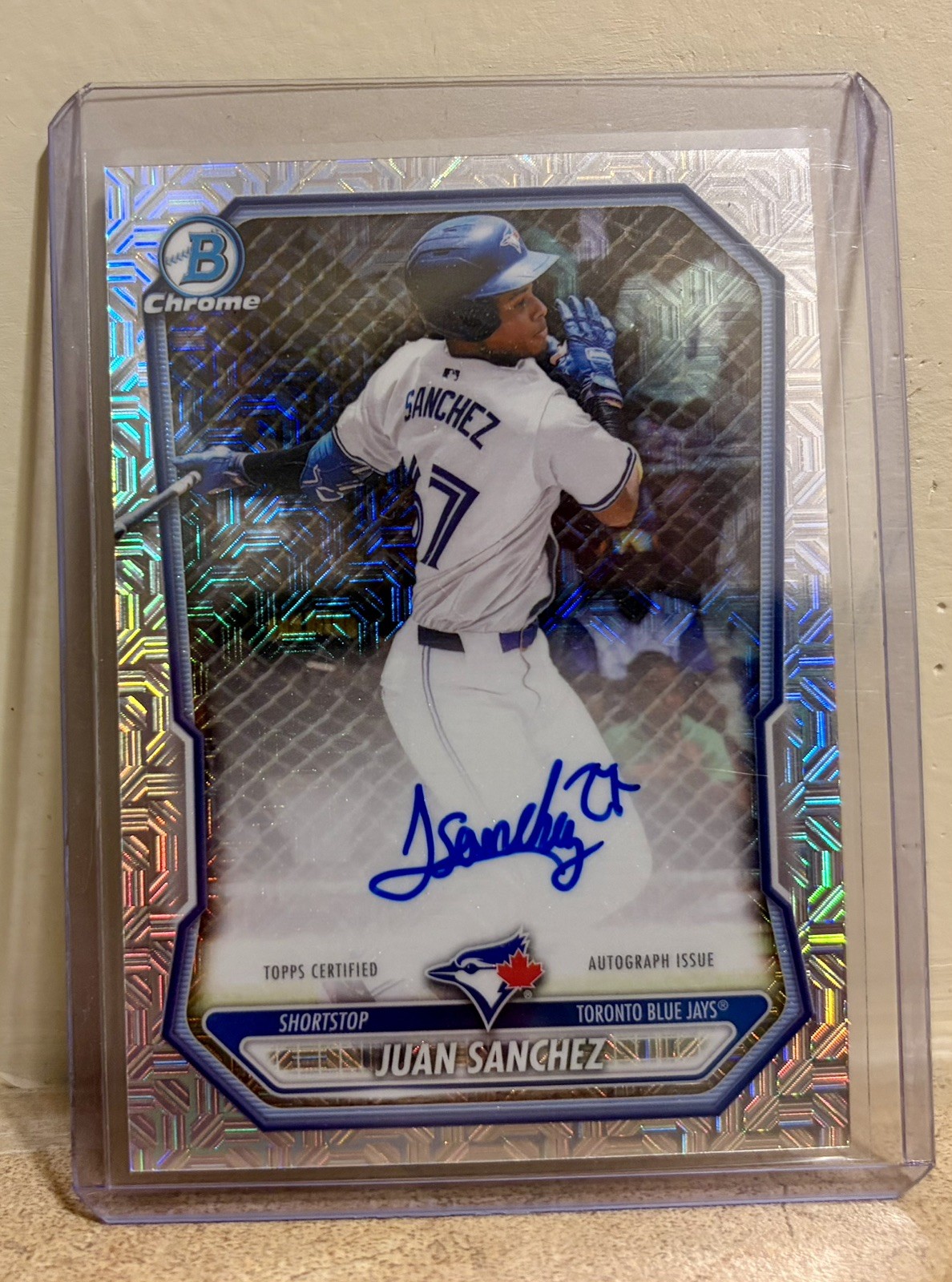 2026 Bowman Chrome - MOJO Juan Sanchez AUTO Blue Jays #BMA-JS 