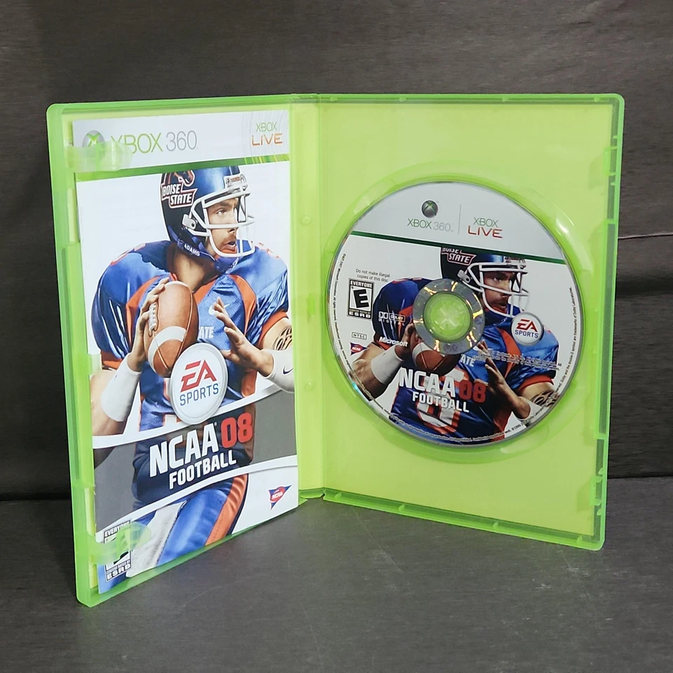 NCAA Football 08 Xbox 360 Complete CIB Game Case Manual EA Sports ESPN - Image 2 of 4