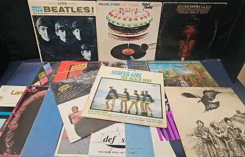 20 VINYL RECORD LOT Beatles + Traffic  + Rolling Stones + STEPPENWOLF + Sinatra