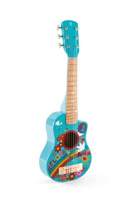 Hape Kid's Flower Power First Musical Guitar| 26 Inch Musical Instrument with...