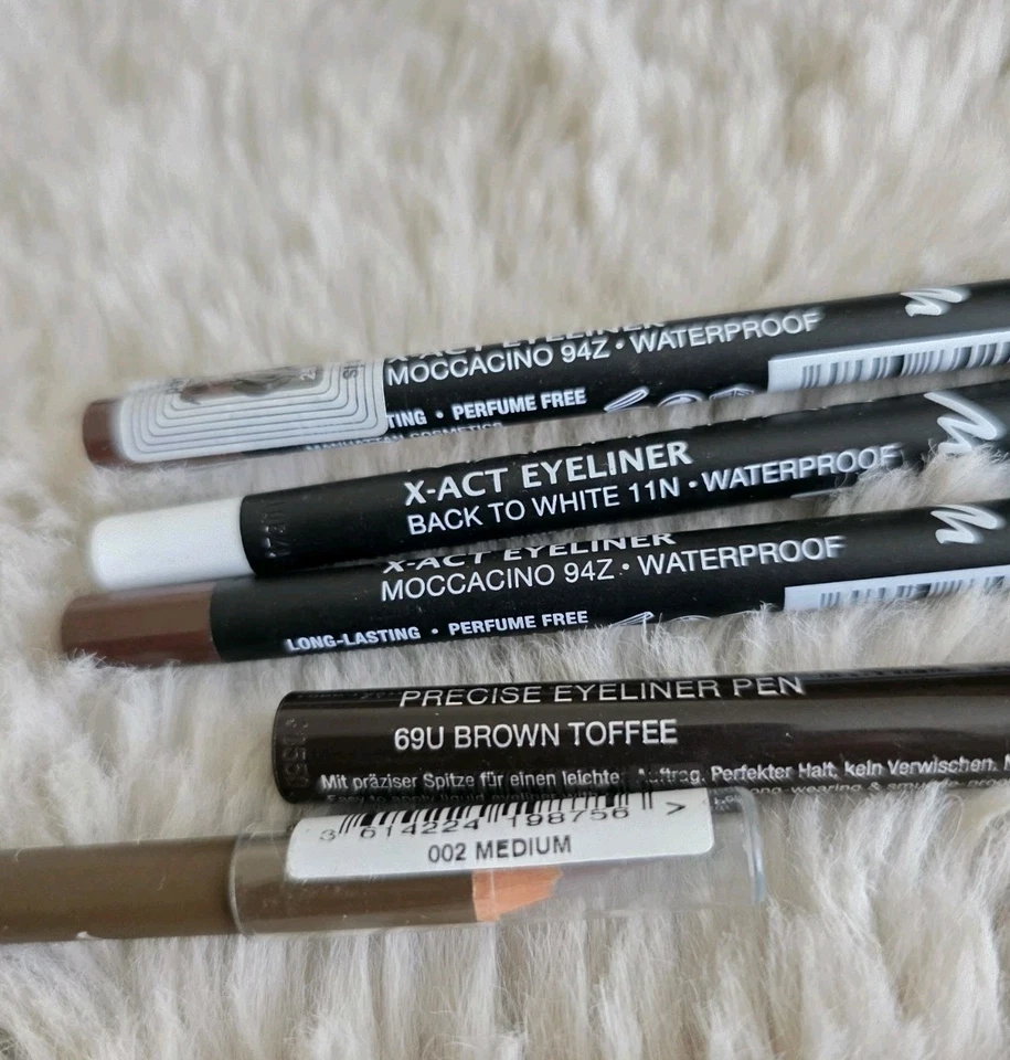 Juego de 5 delineadores de ojos marca alemana Manhattan Foto 4 de 4