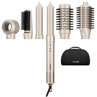 Luxury 6-in-1 Hair Styler - Fast Dry, Smooth Finish & Safe for All Hair Types