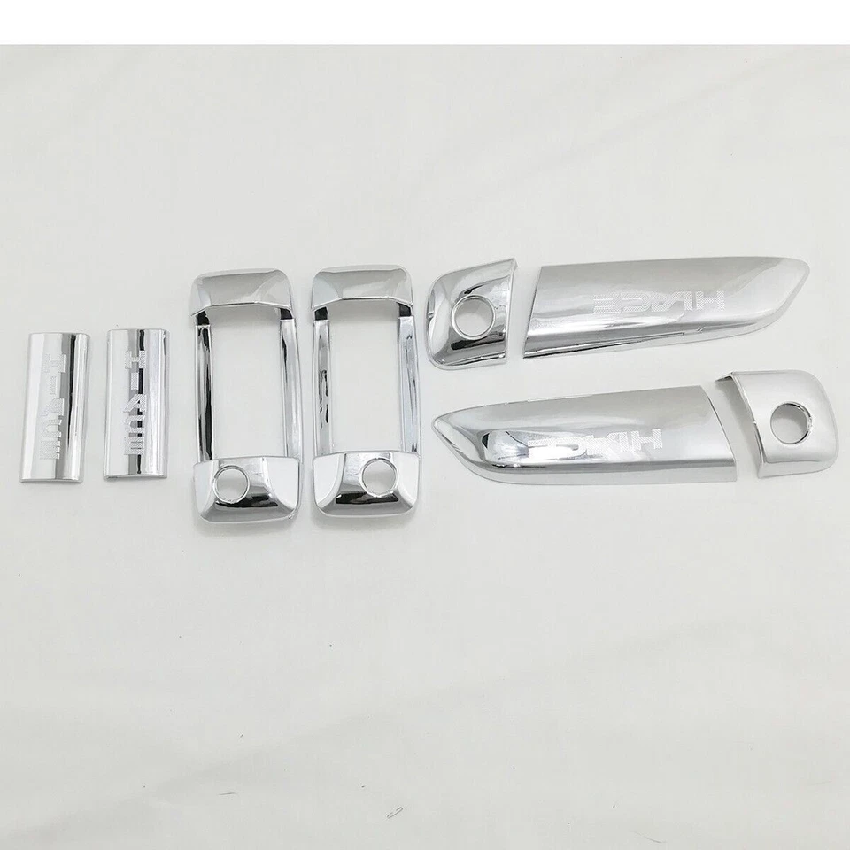 12x Cubierta de manija de puerta cromada para decoración de coche para Toyota Hiace Commuter 08-18 Foto 4 de 4