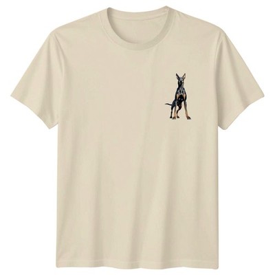Dobermann Pinscher Hunderasse Tiere Herren T-Shirt Damen Tee Grafik Top