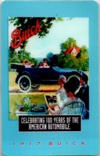 Ht Tech 100 Years Automobile 1917 Buick 10 Units Collector Phone Calling Card