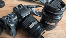 Olympus E-500 Camera W/ Olympus Digital 40-150mm  14-45mm Lens  Accessories