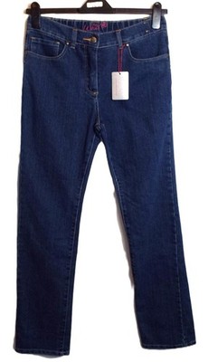 NEU SIMPLY WOW   BLAUE STRETCH JEANS RÜCKENGUMMIZUG GR. 12 # T532