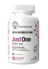 Just One Methylated Multivitamin for Women and Men, Methyl Folate MTHFR Support