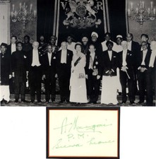 Second PRIME MINISTER of SIERRA LEONE Albert Margai autograph, signed card