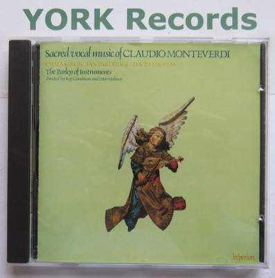 MONTEVERDI - The Sacred Vocal Music KIRKBY / PARTRIDGE / THOMAS - Ex CD Hyperion